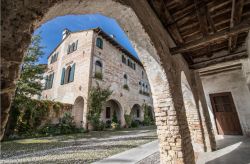 Uno scorcio del castello Agricola a Cordovado, Friuli venezia Giulia.
