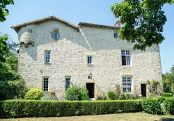 Uno scorcio del castello di Poitiers (Francia) con i giardini in estate - © Asya Nurullina / Shutterstock.com