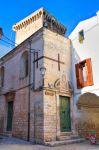 Uno scorcio del castello di Rutigliano, Puglia. Questa costruzione è stata soggetta a importanti modifiche e ampliamenti che hanno portato l'antica torre di guardia, che si ergeva ...