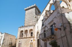 Uno scorcio del Castello Ducale di Ceglie Messapica in Puglia.