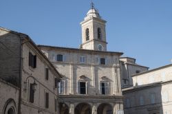 Uno scorcio del cenro storico di Monte San Giusto in provincia di Macerata nelle Marche