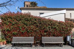 Uno scorcio del centro di Montemurlo in Toscana