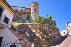 uno scorcio del centro storico di Alberona, Appennino Dauno, Puglia