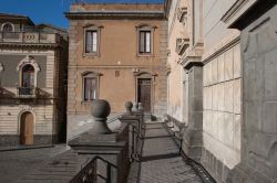 Uno scorcio del centro storico di Biancavillla in Sicilia, provincia di Catania.