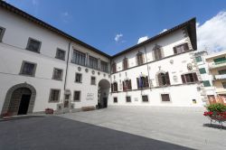 Uno scorcio del centro storico di Pieve Santo Stefano in Toscana.