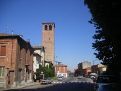 Uno scorcio del centro storico di Pontenure in provincia di Piacenza, Emilia-Romagna - © Szeder László, CC BY-SA 4.0, Wikipedia