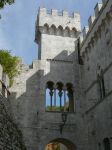 Uno scorcio del centro storico di Rapolano Terme in Toscana