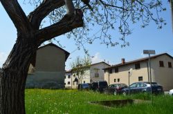 Uno scorcio del centro storico di San Ponso in Piemonte