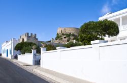 Uno scorcio del centro storico di Santa Maria Di Leuca in Puglia.