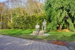 Uno scorcio del Ground for Sculpture a Trenton, New Jersey (USA) - Creata nel 1992 dallo scultore americano Seward Johnson, si tratta di un'area di 42 acri con esposizioni artistiche permanenti ...