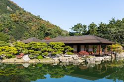 Uno scorcio del Kokoen Garden di Himeji in Giappone