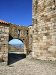 Uno scorcio del monastero di Carquere nei pressi di Resende, Portogallo. Situato nel distretto portoghese di Viseu, questo antico edificio religioso dedicato a Santa Maria de Carquere è ...