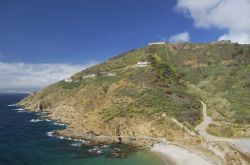 Uno scorcio del Monte Hacho a Ceuta, costa del Marocco. Si tratta di una piccola collina spagnola che s'innalza per 204 metri e si affaccia sul Mediterraneo.
