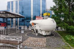 Uno scorcio del Museum of the World Ocean a Kaliningrad, Russia. E' una delle maggiori attrazioni della città e offre un'interessante panoramica del mondo subacqueo - © Ayrat ...