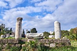 Uno scorcio del santuario di Afrodite sull'isola di Kos, Grecia. Questo tempio doppio di ordine corinzio è stato dedicato alla dea Afrodite nella sua funzione di divinità del ...