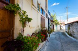 Uno scorcio del villaggio di Omodos, isola di Cipro.
