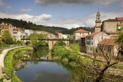 Uno scorcio del villaggio di Ribadavia, Spagna. Siamo in Galizia, comunità autonoma nel nord ovest del paese, splendida regione verdeggiante sulla costa dell'Atlantico. 
