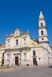 Uno scorcio della Chiesa del Carmine nel centro di Cerignola