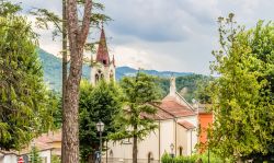 Uno scorcio della cittadina di Sarsina in Romagna, che ha dato i natali a Plauto, il commediografo latino.