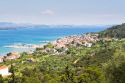 Uno scorcio della Dalmazia fotografato dall'Isola di Pasman in Croazia