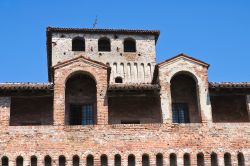 Uno scorcio della fortezza di Roccabianca in Emilia