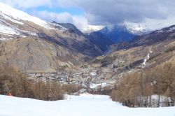 Uno scorcio della stazione sciistica di Galibier-Thabor a Valloire, Francia.
