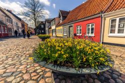 Uno scorcio dell'antica cittadina di Odense, Danimarca. Ricca di testimonianze di diversi periodi storici, Odense risale all'epoca vichinga - © RPBaiao / Shutterstock.com