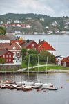 Uno scorcio di Arendal, città nel sud della Norvegia.