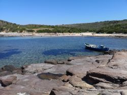 Uno scorcio di Cala Sapone sull'Isola di Sant'Antioco in Sardegna