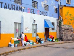 Uno scorcio di Guanajuato, Messico. Patrimonio dell'Umanità dal 1998, questa storica città mineraria ha una popolazione di circa 170 mila abitanti. In questa immagine, un suggestivo ...