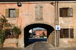 Uno scorcio del centro storico di Mesola provincia di Ferrara, Emilia-Romagna.
