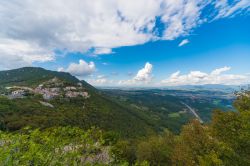 Uno scorcio di Sant'Oreste, sulle montagne della Provincia di Roma, nel Lazio