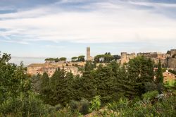 Uno scorcio di Tarquinia, la città etrusca della provincia di Viterbo nel Lazio