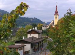 Uno scorcio di Tarvisio, cittadina di confine nel nord del Friuli