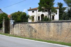 Uno scorcio di Villa Forni Cerato a Montecchio Precalcino, Vicenza, Veneto. Progettata dall'architetto Andrea Palladio nel 1565, fa parte dei patrimoni dell'umanità dell'Unesco. ...