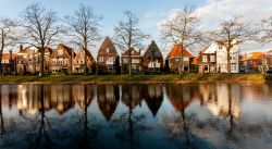 Uno scorcio pittoresco di Hoorn in Olanda (Paesi Bassi)