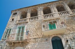 Uno storico palazzo del centro di Molfetta, Puglia.



