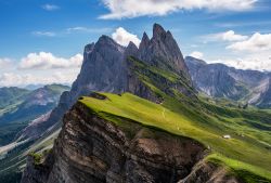 Val Gardena, Alto Adige: il panorama dal monte ...