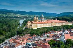 Valle di Wachau in Austria a Melk, l'abbazia