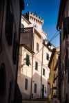 Veduta del centro storico di Rosignano Marittimo, provincia di Livorno, Toscana.

