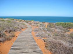 Veduta del Francois Peron National Park a Shark Bay, Western Australia.  