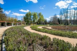 Veduta del parco di Arriaga a Vitoria Gasteiz, Spagna. Questa località spagnola fondata alla fine del XII° secolo è una cittadina che vanta una struttura urbanistica esemplare.
 ...