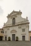 Veduta della chiesa sconsacrata di San Francesco a Chiavari, Liguria. Dopo la sconsacrazione avvenuta agli inizi del XIX° secolo, questo edificio è stato acquisito dal Comune che ...