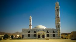 Veduta della moschea di Assehaba nella città di Keren, Eritrea.
