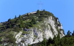 Veduta delle montagne a Tonezza del Cimone, nord Italia, Veneto.

