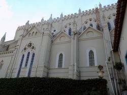 Veduta dell'Igreja do Bom Conselho a Cuiaba, Brasile. Capitale del Mato Grosso, Cuiaba ospita importanti edifici religiosi, monumenti e musei.

