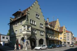 Veduta di una strada centrale di Lindau con edifici dalla tipica architettura bavarese, Germania  - © Salvador Aznar / Shutterstock.com