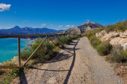 Veduta panoramica della baia di Calpe, Comunità Valenciana, Spagna.
