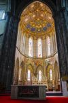 Vetrata della cattedrale di Santa Maria a Kilkenny, Irlanda. Luogo di culto di fede cattolica, questa chiesa è stata progettata dall'architetto William Deane Butler ispirandosi alla ...