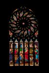 Vetrate gotiche all'interno della chiesa di Saint-Malo a Dinan (Francia); furono installate tra la metà del XIX secolo e gli anni Venti del Novecento - foto © Natalia Bratslavsky ...